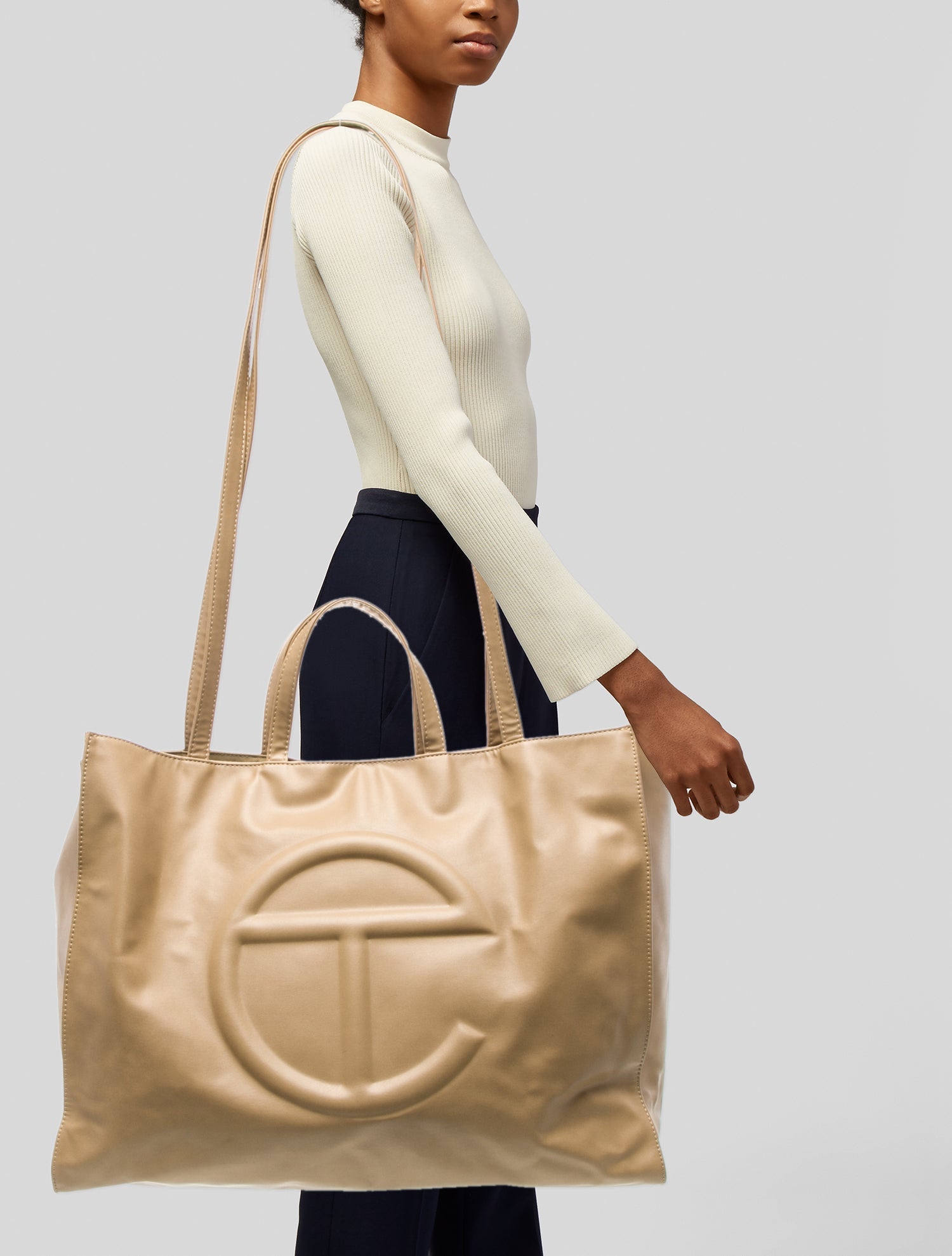 Telfar Vegan Leather Crossbody Bag Large