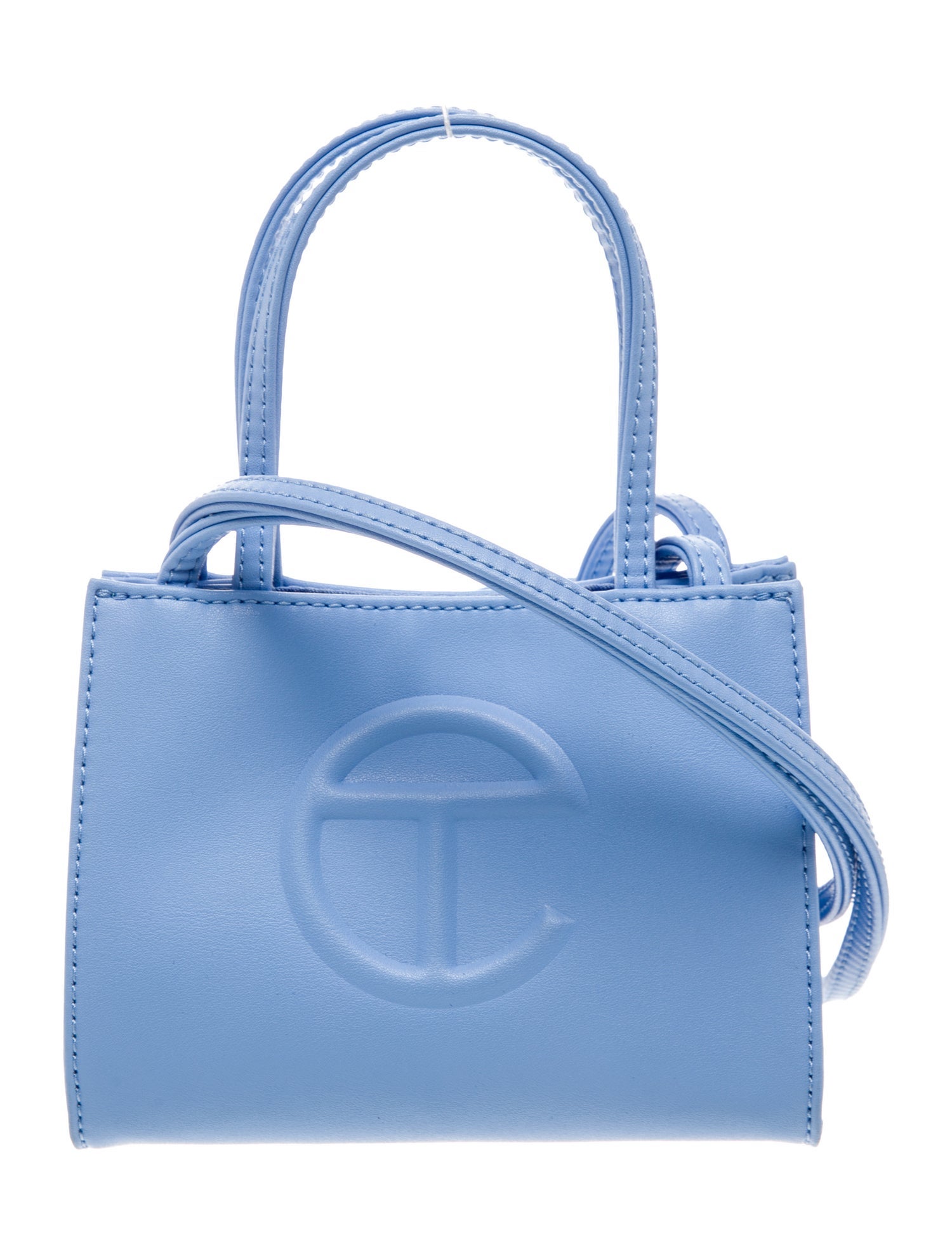Telfar Signature Cerulean Shopping Bag Small