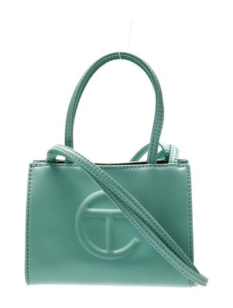 Telfar Vegan Leather 'Sage' Shopping Small