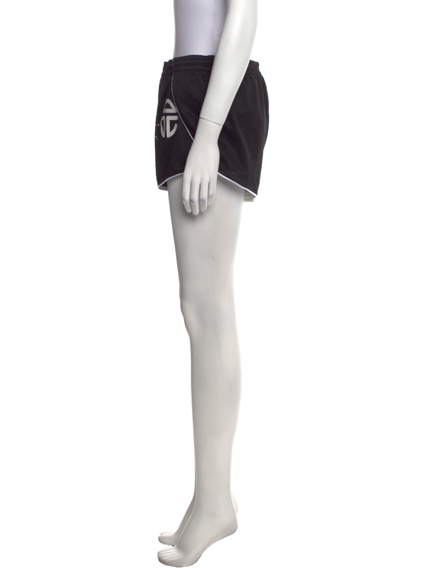 Telfar Graphic Print Mini Shorts