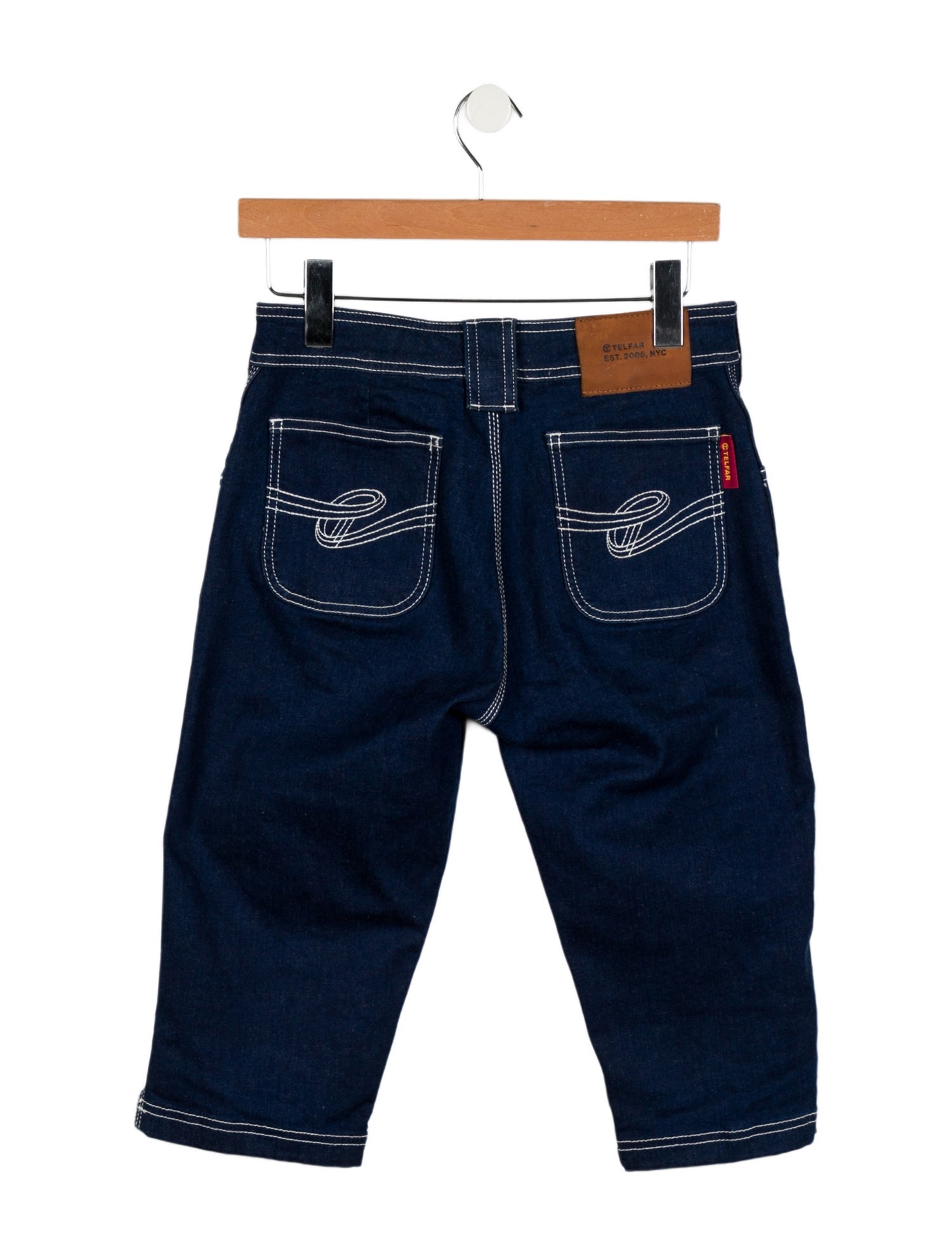 Telfar Mid-Rise Wide Leg Jeans