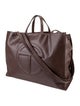 Telfar Vegan Leather Chocolate Shopping Bag Large