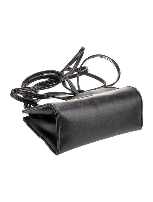 Telfar Vegan Leather Black Shopping Bag Small