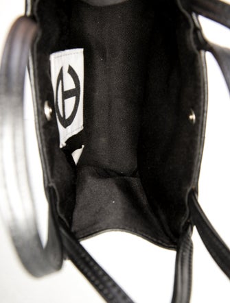 Telfar Vegan Leather Black Shopping Bag Small