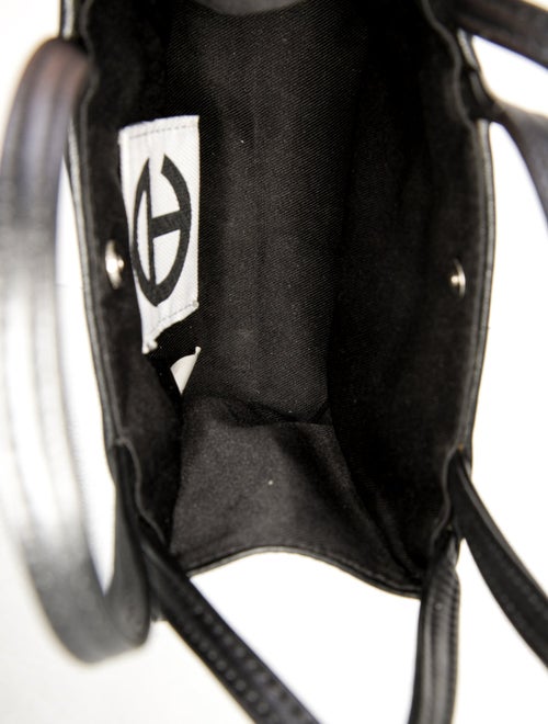 Telfar Vegan Leather Black Shopping Bag Small
