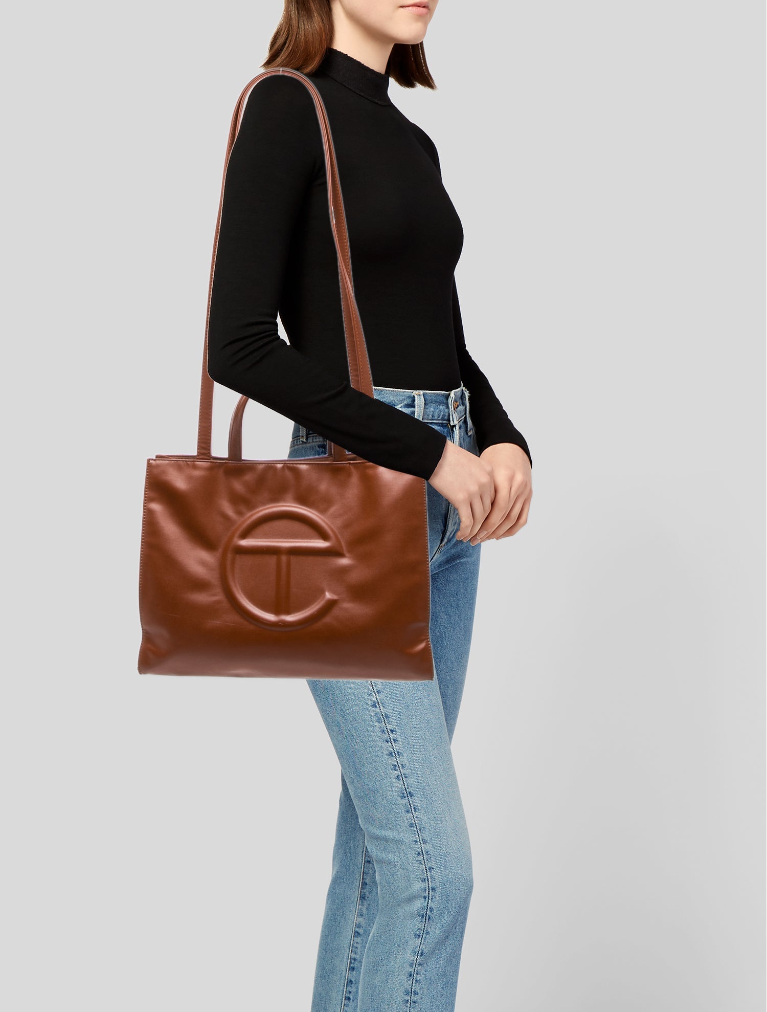 Telfar Vegan Leather Shopper Large