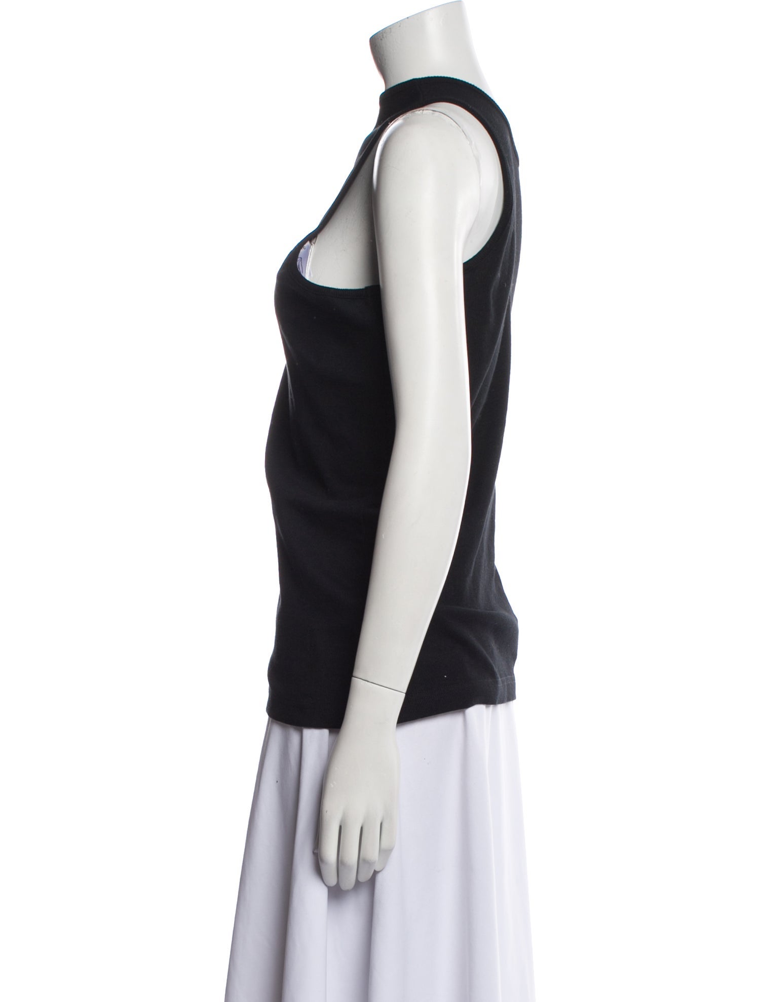 Telfar Bateau Neckline Sleeveless Top