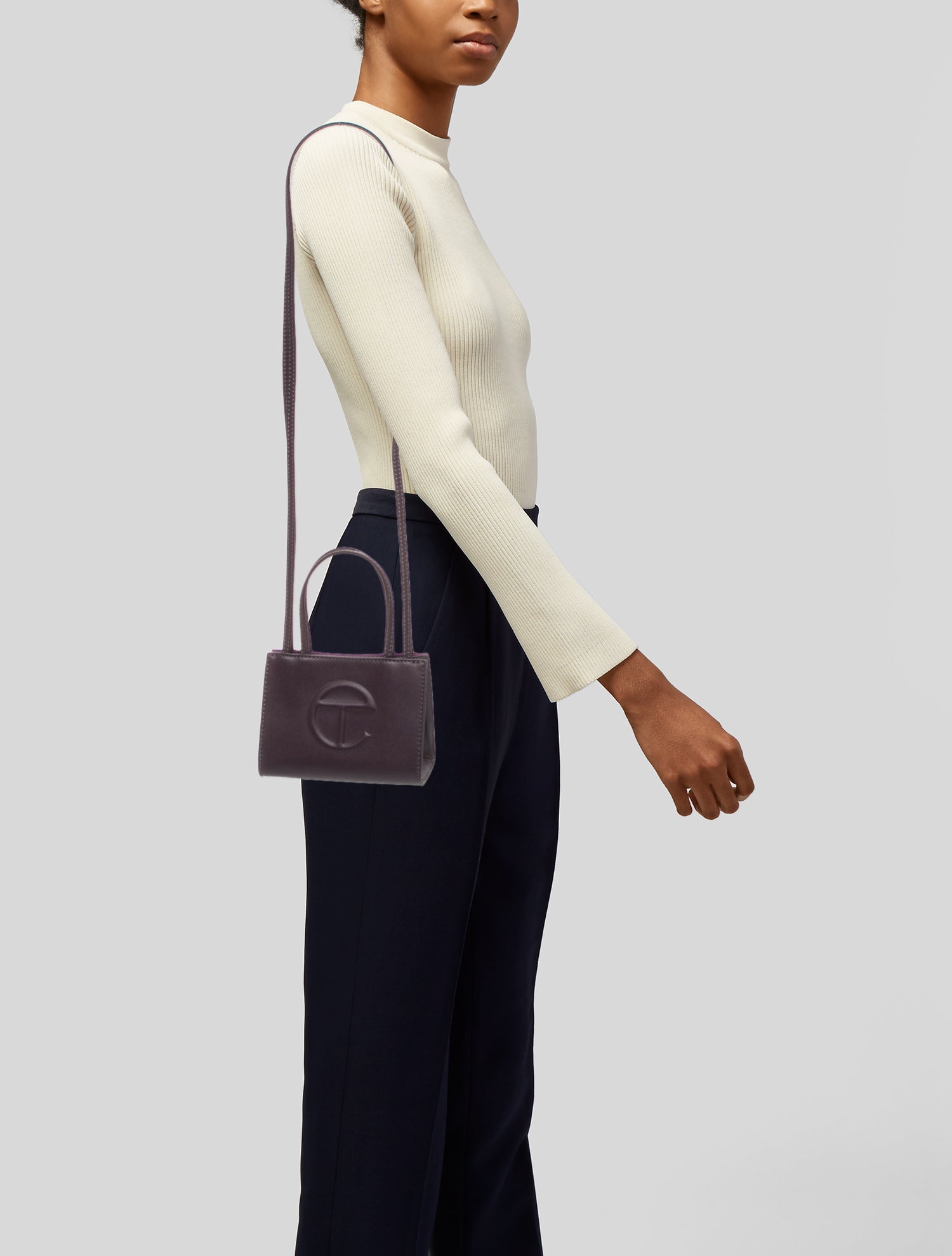 Telfar Vegan Leather Crossbody Bag Small