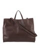Telfar Vegan Leather Large Chocolate Shopping Bag Large