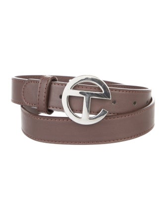 Telfar Skinny Leather Belt