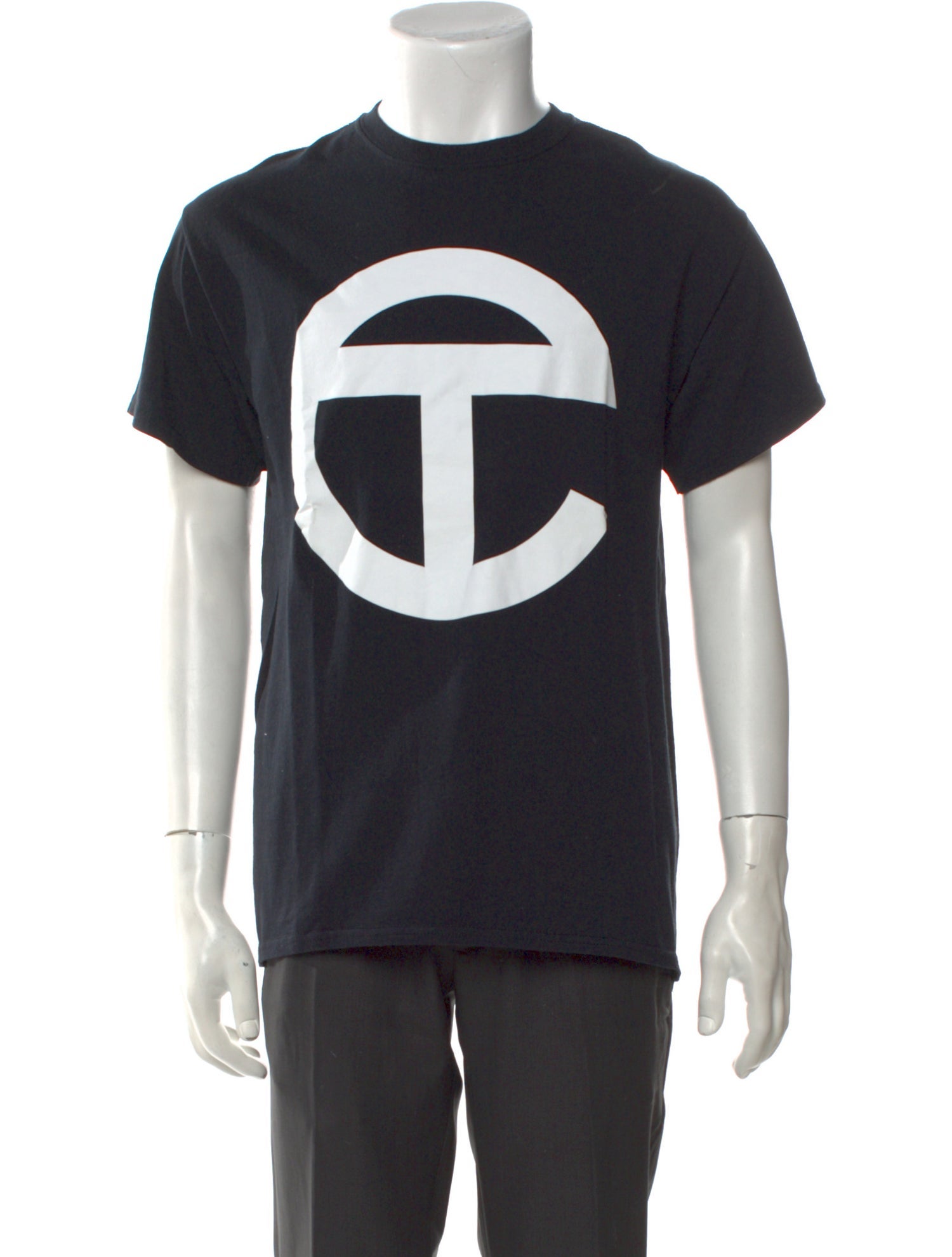 Telfar Graphic Print Crew Neck T-Shirt