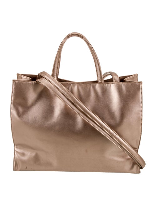 Telfar Vegan Leather Copper Shopping Bag Medium