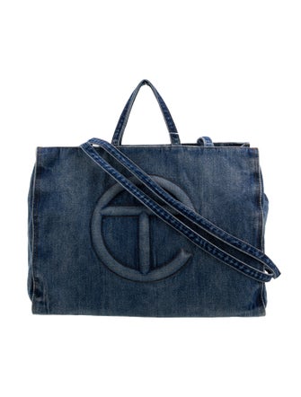Telfar Denim Crossbody Bag w/ Tags