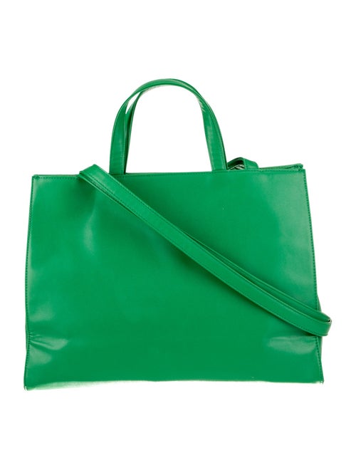 Telfar Vegan Leather Greenscreen Shopping Bag Medium