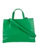 Telfar Vegan Leather Greenscreen Shopping Bag Medium