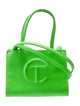 Telfar Vegan Leather 'Highlighter Green' Shopping Small