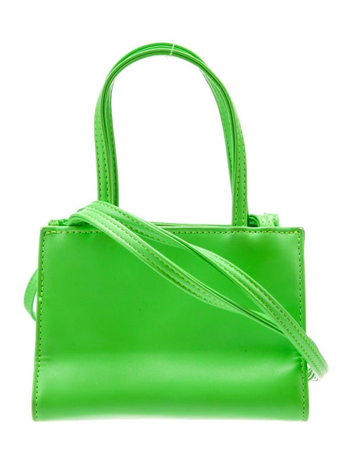 Telfar Vegan Leather 'Highlighter Green' Shopping Small