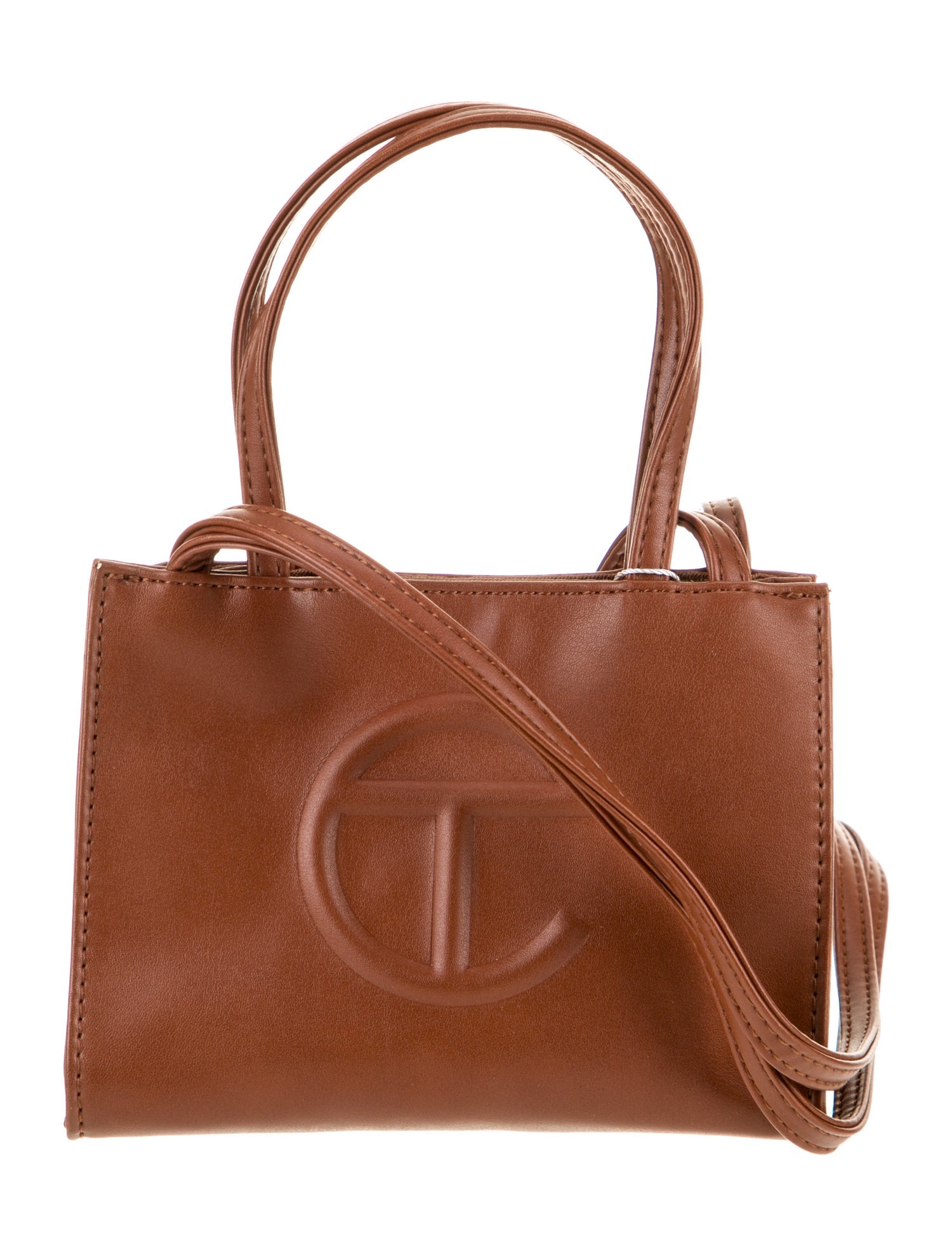 Telfar Vegan Leather Top Handle Bag Small