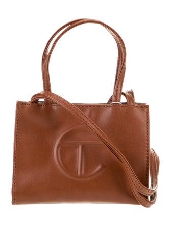 Telfar Vegan Leather Top Handle Bag Small