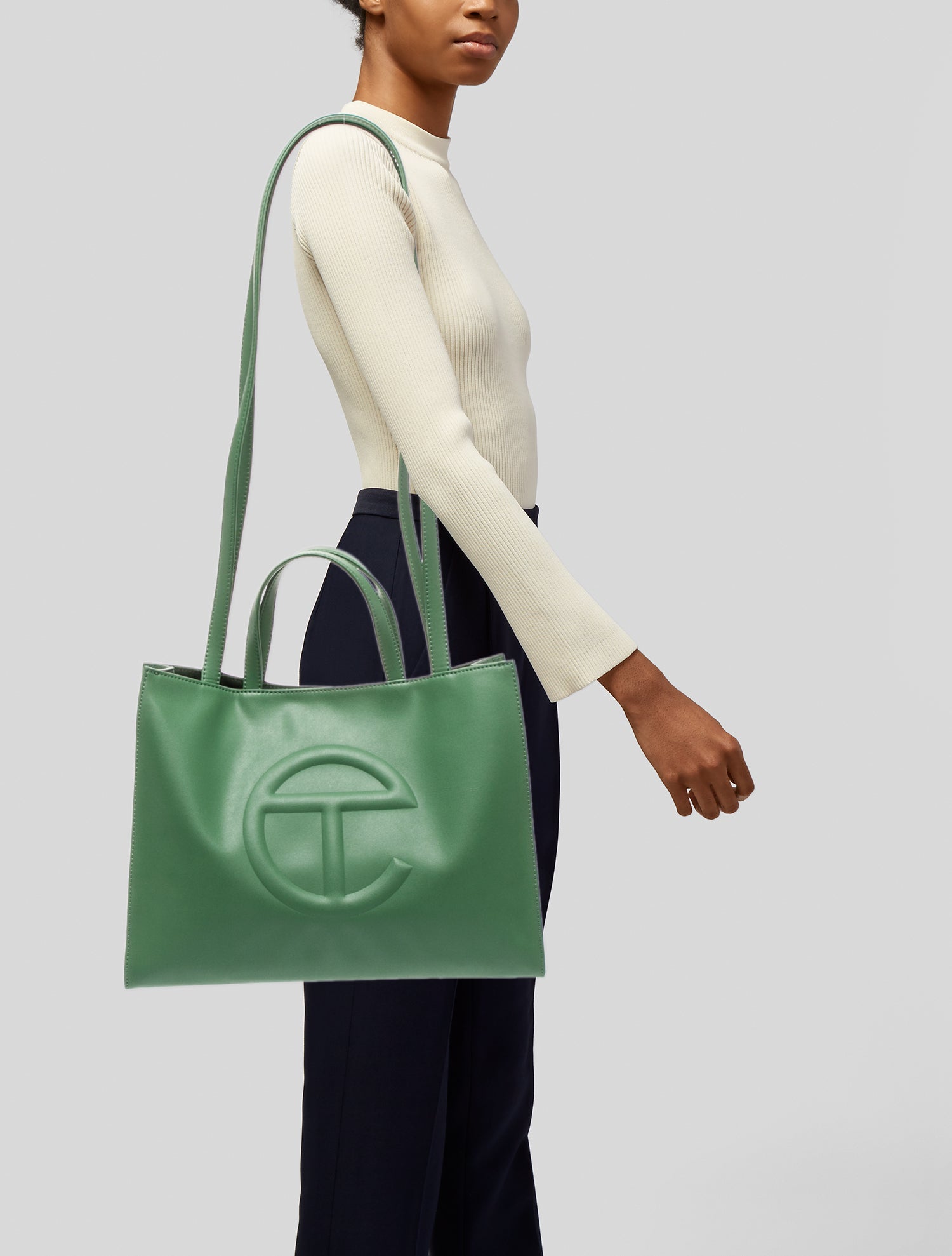Telfar Vegan Leather Shoulder Bag