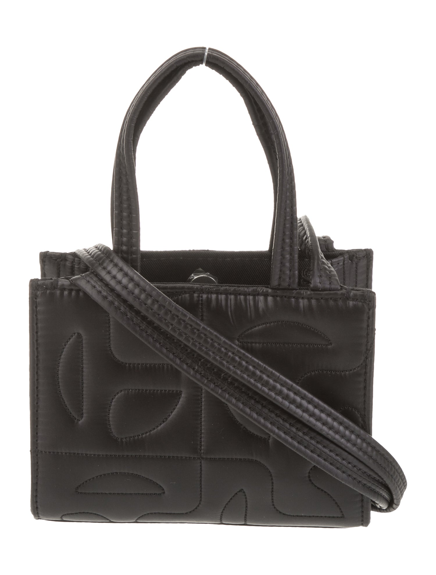 Moose Knuckles x Telfar Nylon Small Black Quilted Shopper Small w/ Tags