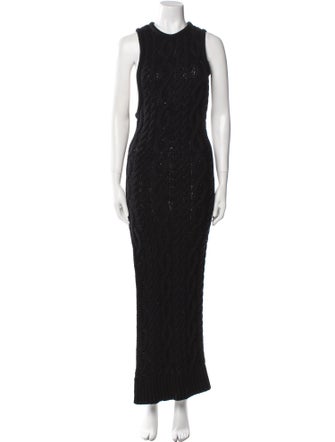 Telfar Wool Long Dress