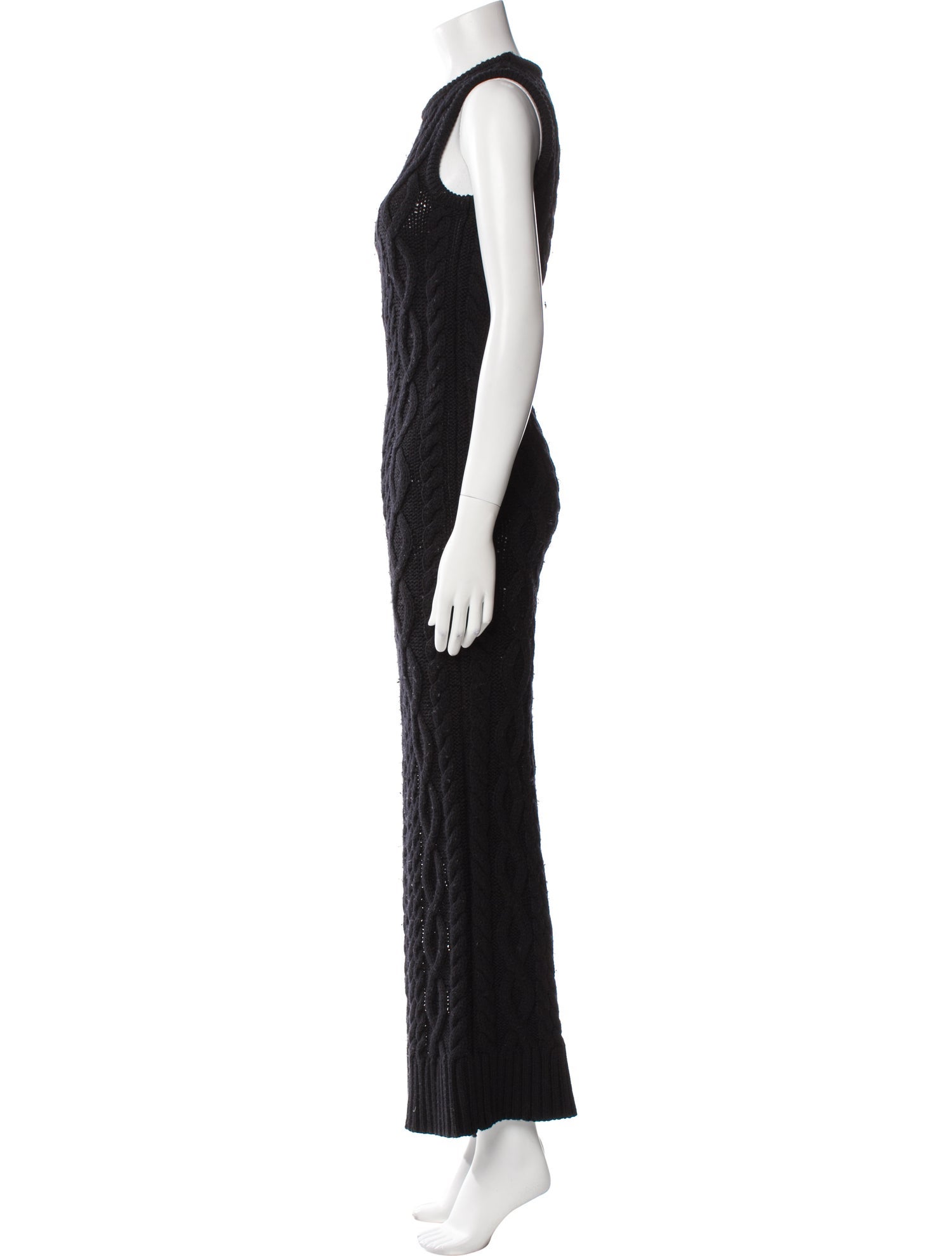Telfar Wool Long Dress