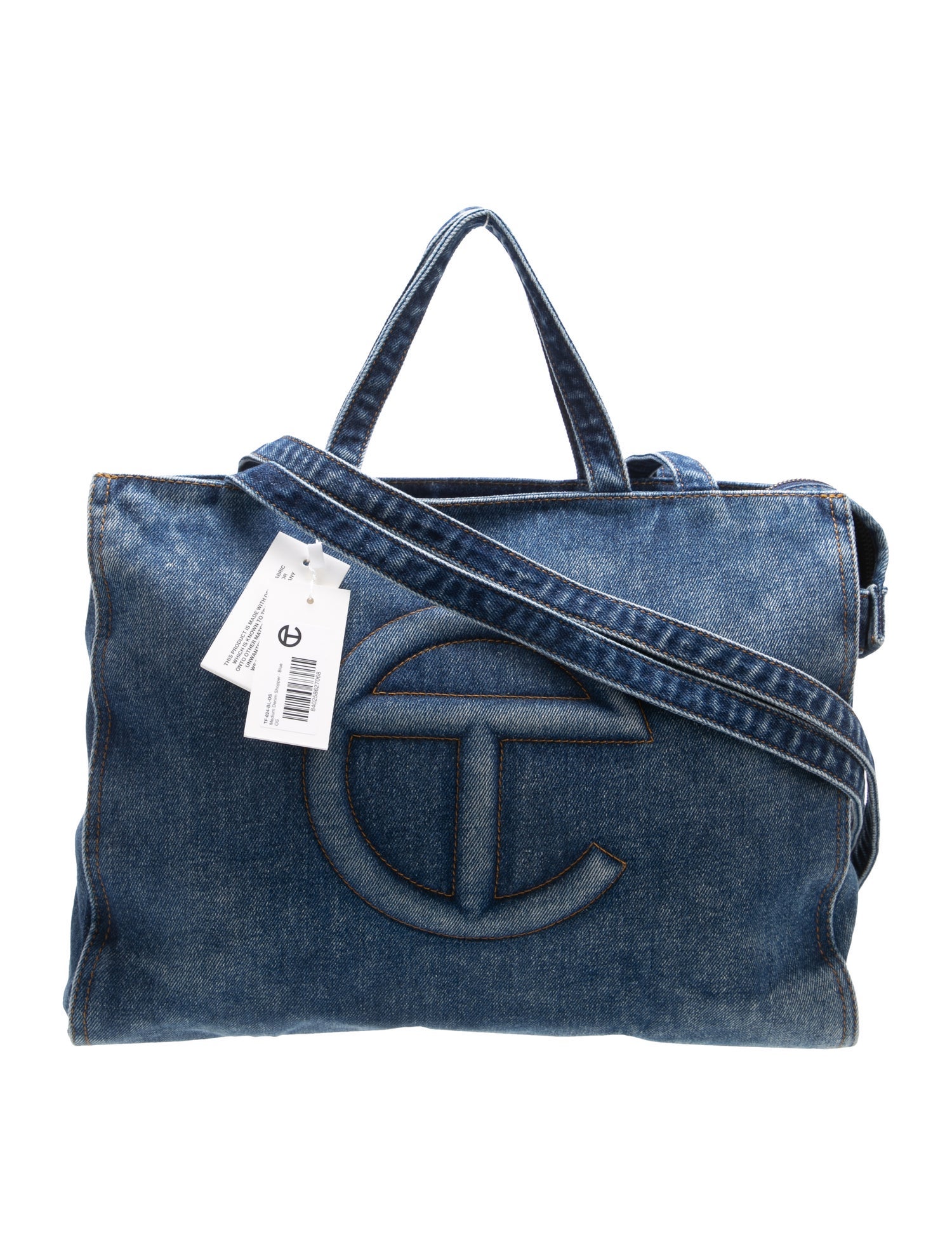 Telfar Denim Crossbody Bag w/ Tags