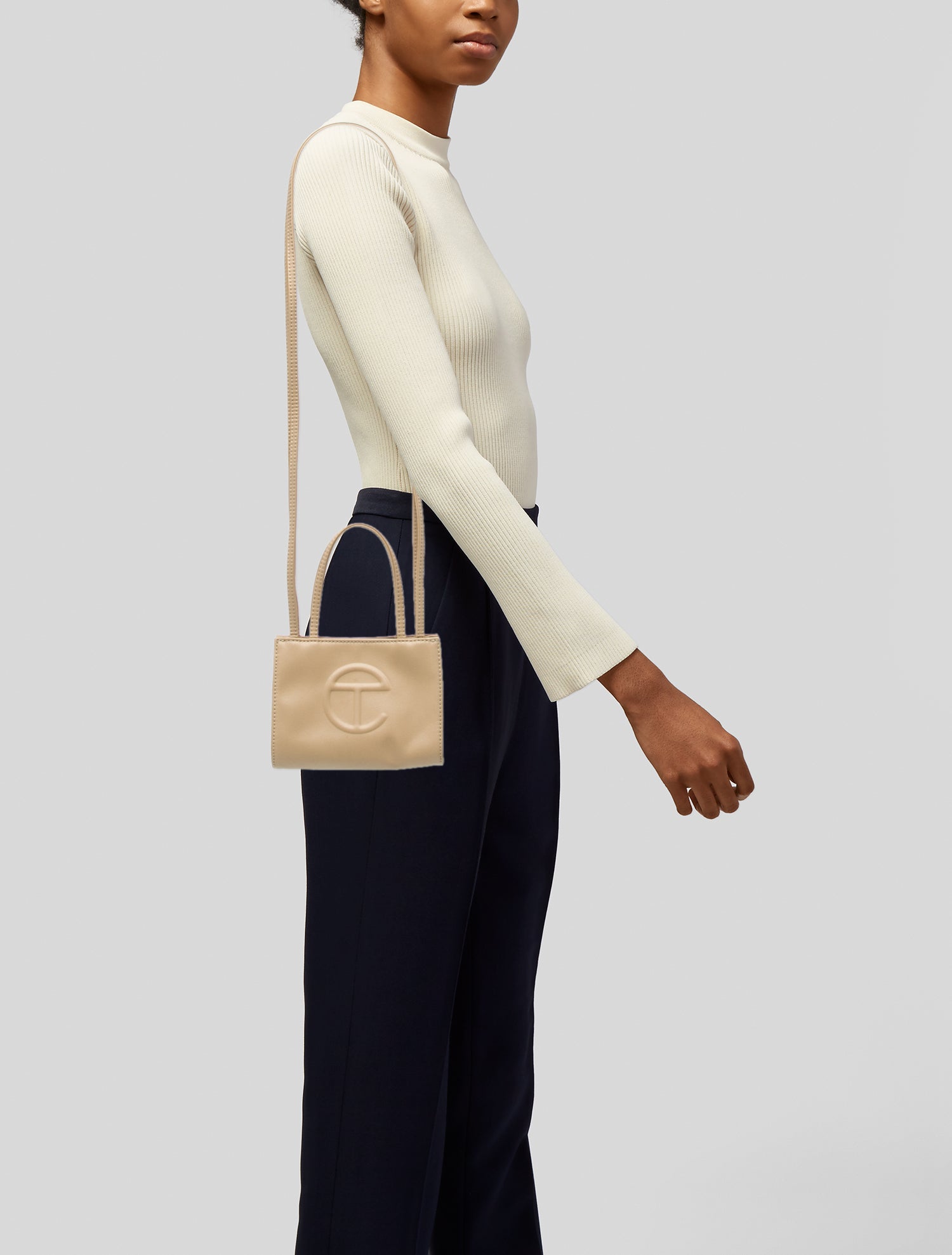 Telfar Vegan Leather Top Handle Bag