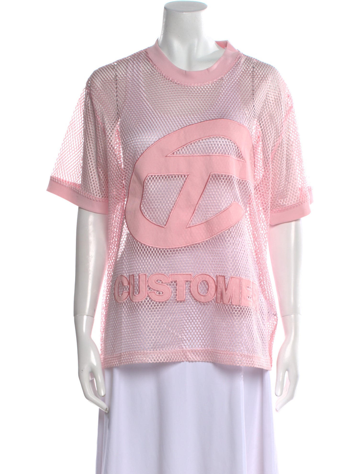 Telfar Graphic Print Crew Neck Sweatshirt