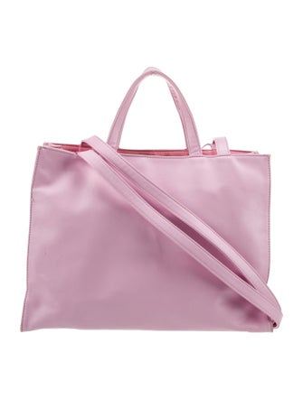Telfar Vegan Leather Medium Bubblegum Shopping Bag