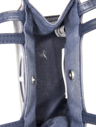 Telfar Vegan Leather Small Navy Shopping Bag