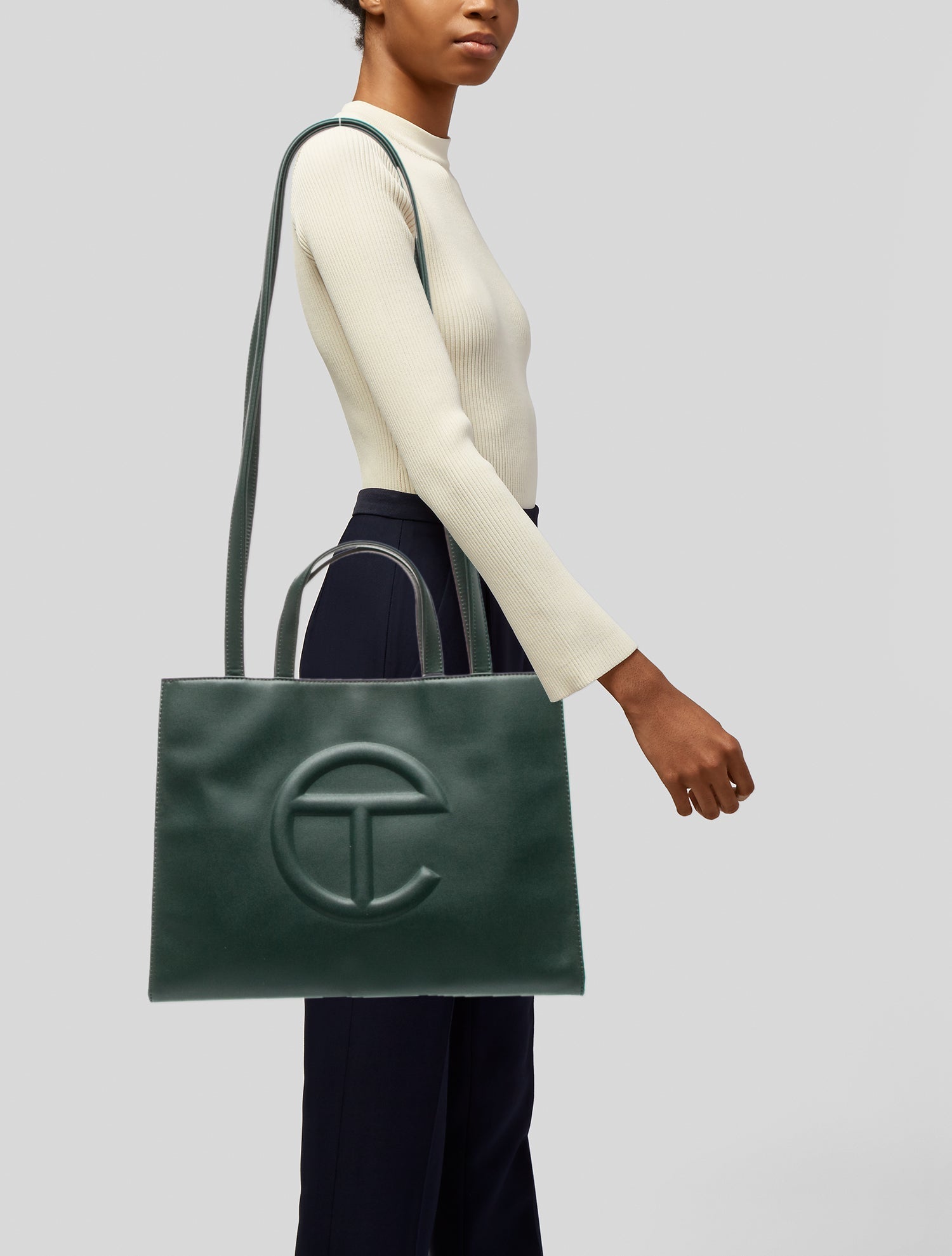 Telfar Vegan Leather Shoulder Bag