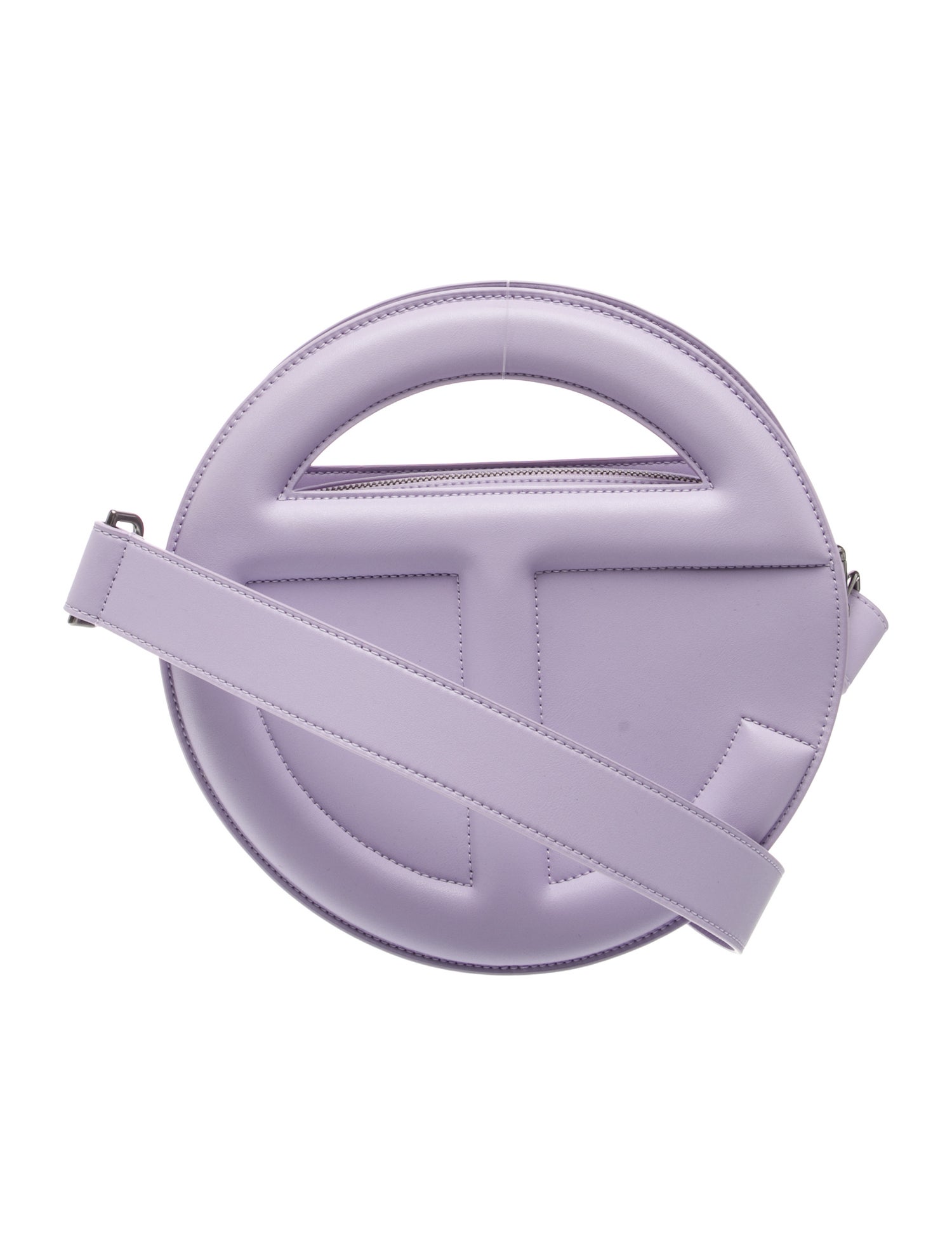 Telfar Vegan Leather Major Lavender Circle Large w/ Tags