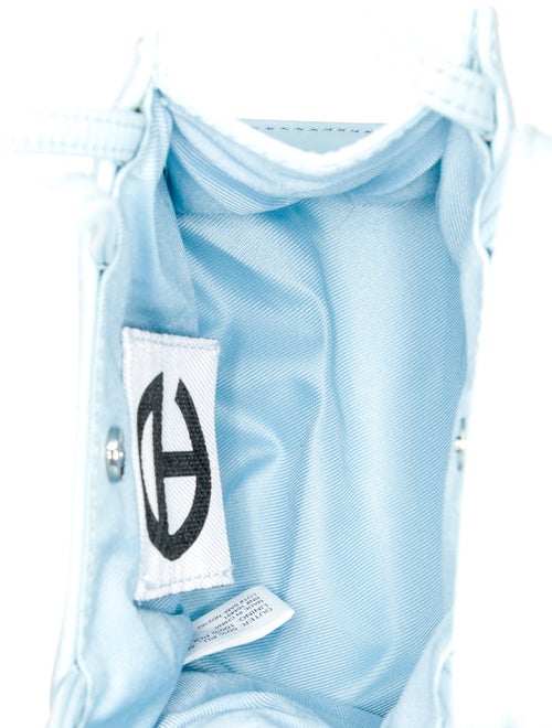 Telfar Vegan Leather Small Pool Blue Shopping Bag Small