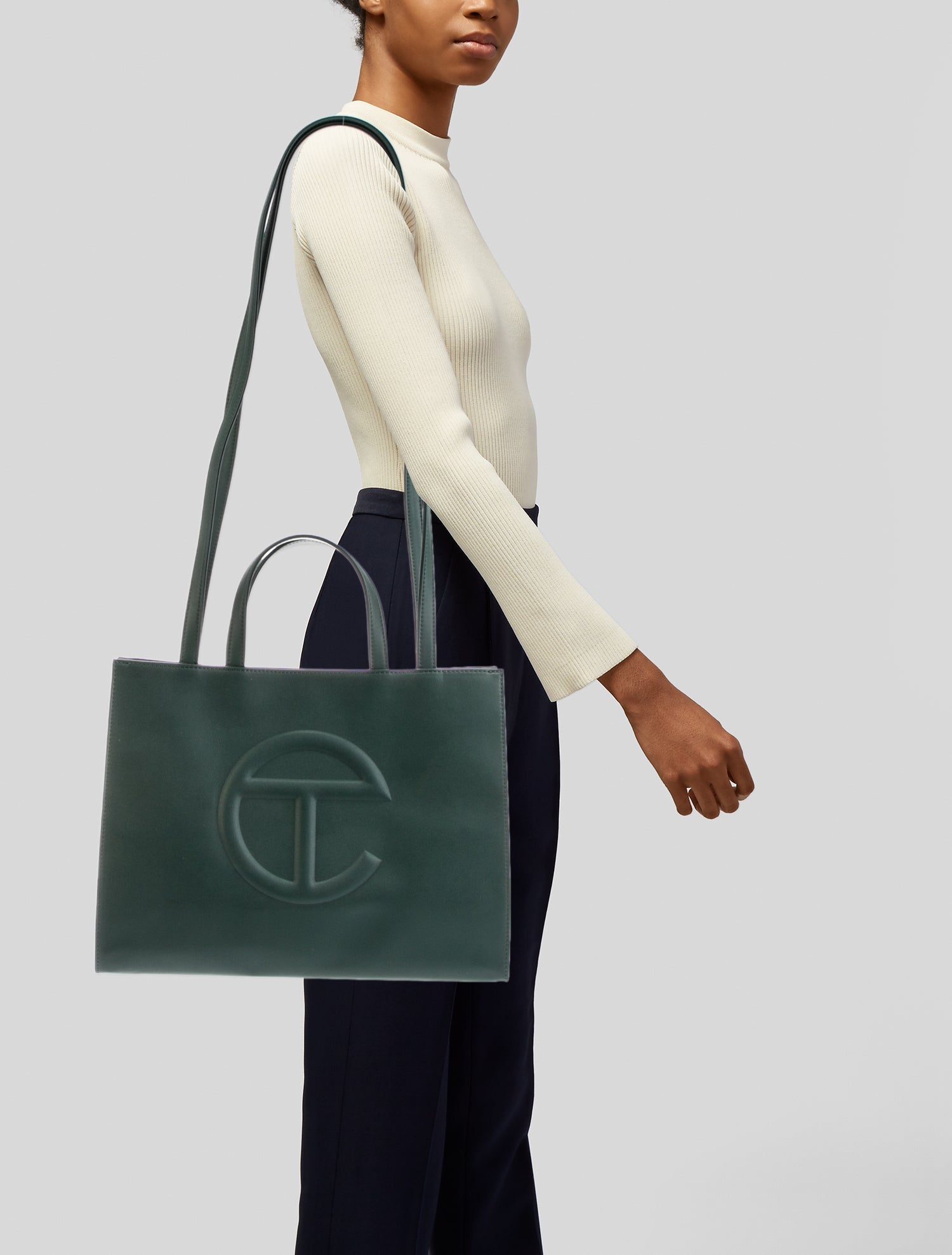 Telfar Vegan Leather Shoulder Bag w/ Tags