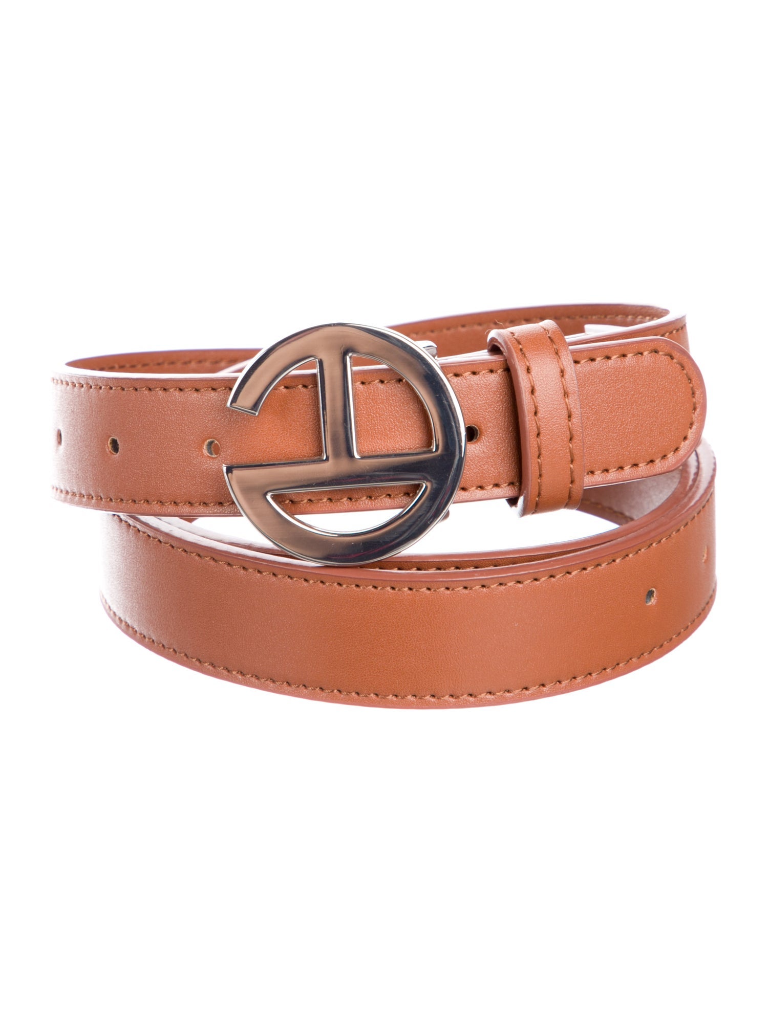 Telfar Skinny Leather Belt