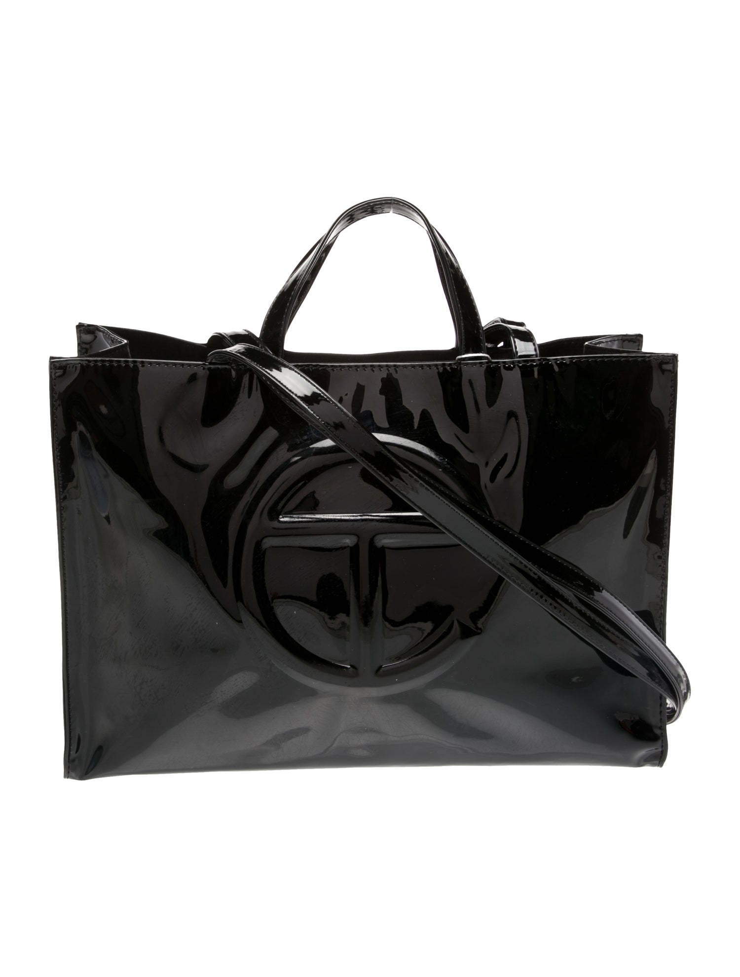 Telfar Patent Leather Shopping Bag Medium