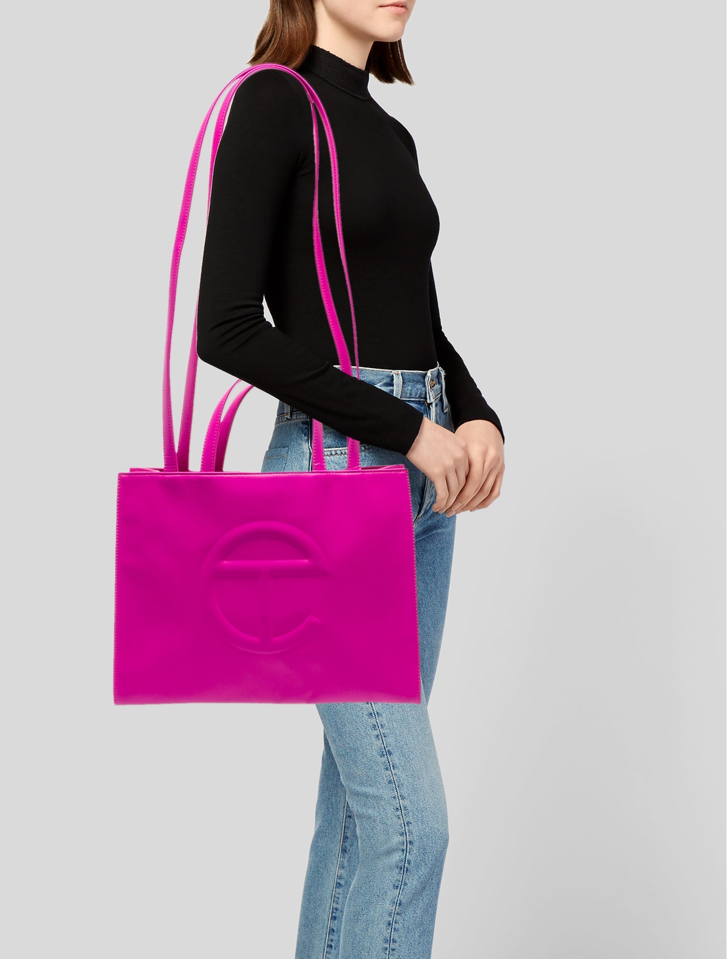 Telfar Vegan Leather Top Handle Bag Medium