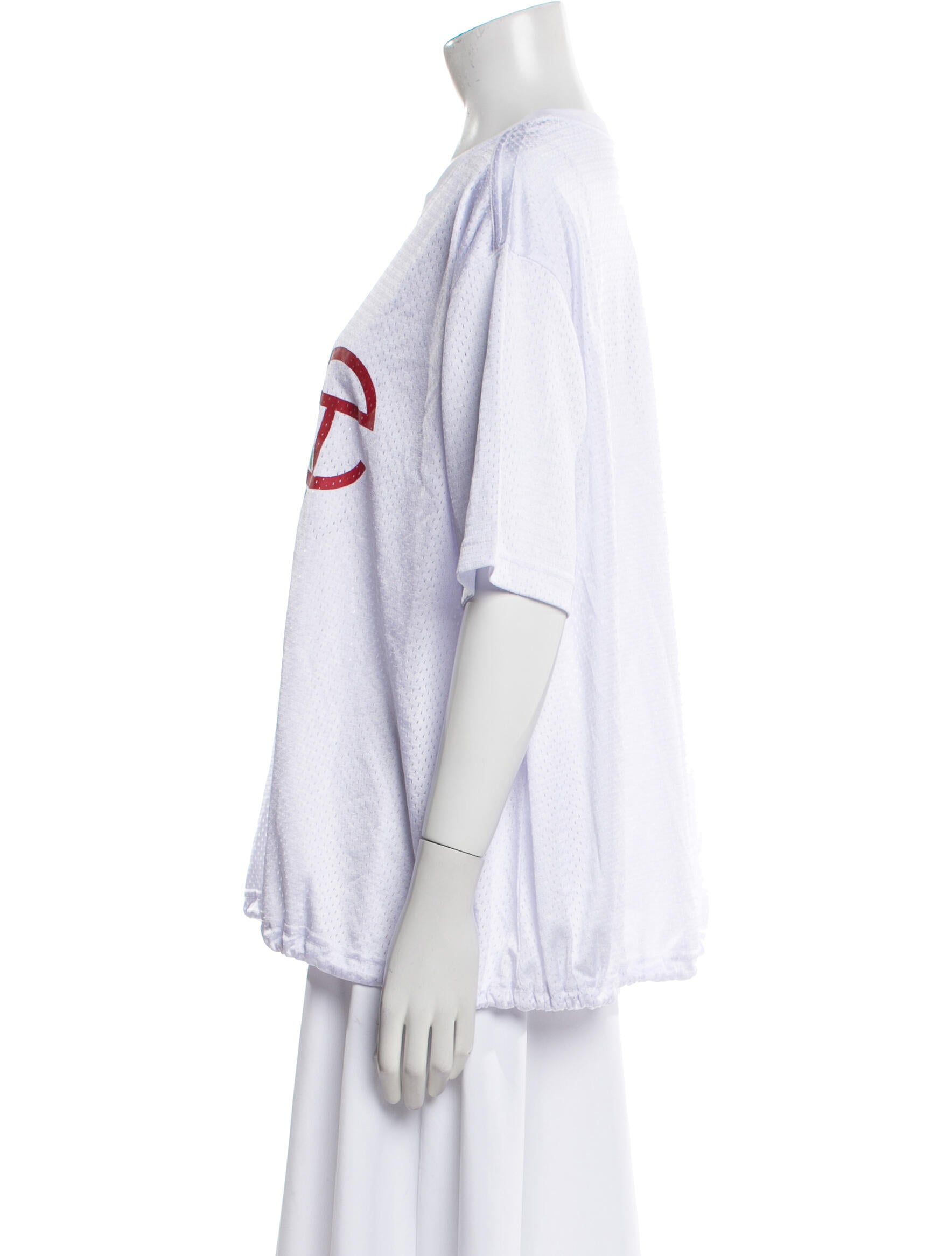 Telfar Graphic Print Crew Neck T-Shirt w/ Tags