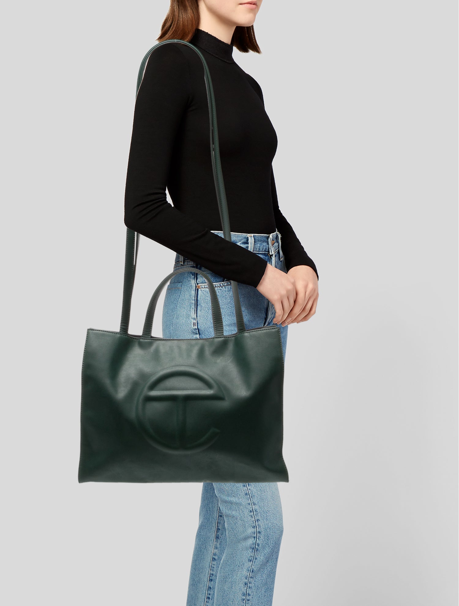 Telfar Vegan Leather Top Handle Bag