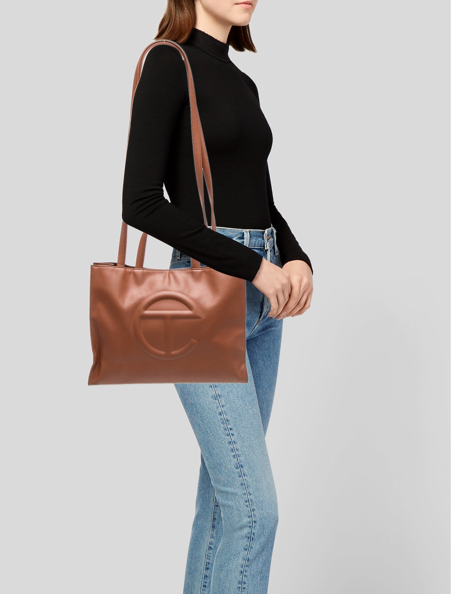 Telfar Vegan Leather Shopper Large