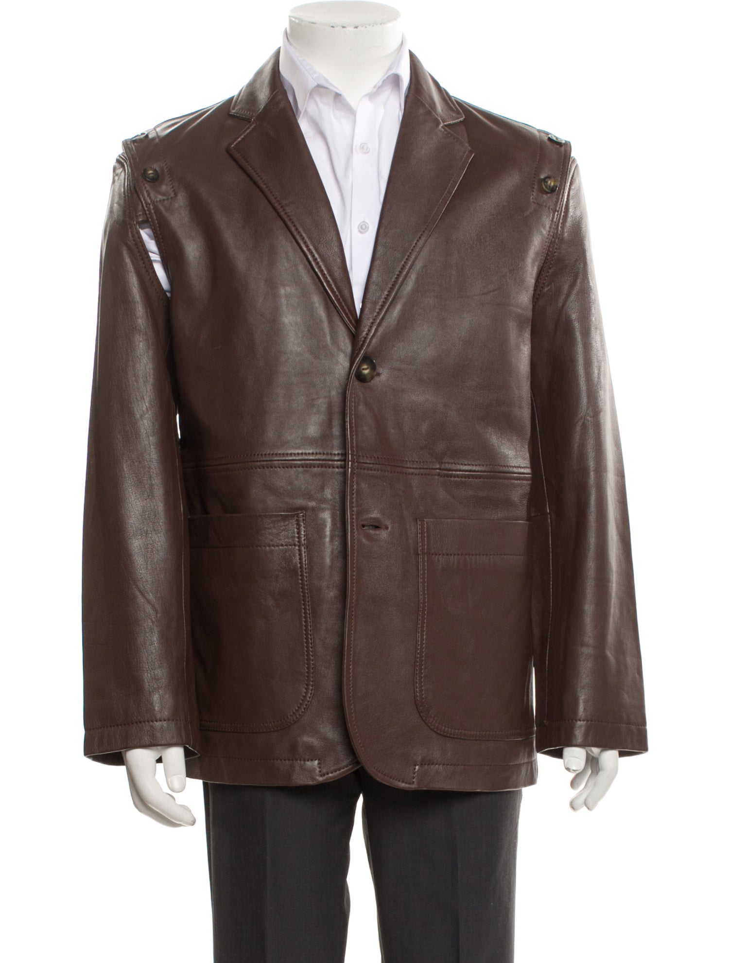 Telfar Leather Moto Jacket w/ Tags