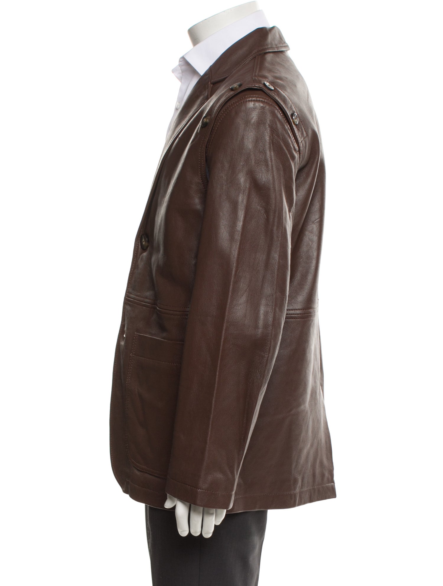 Telfar Leather Moto Jacket w/ Tags