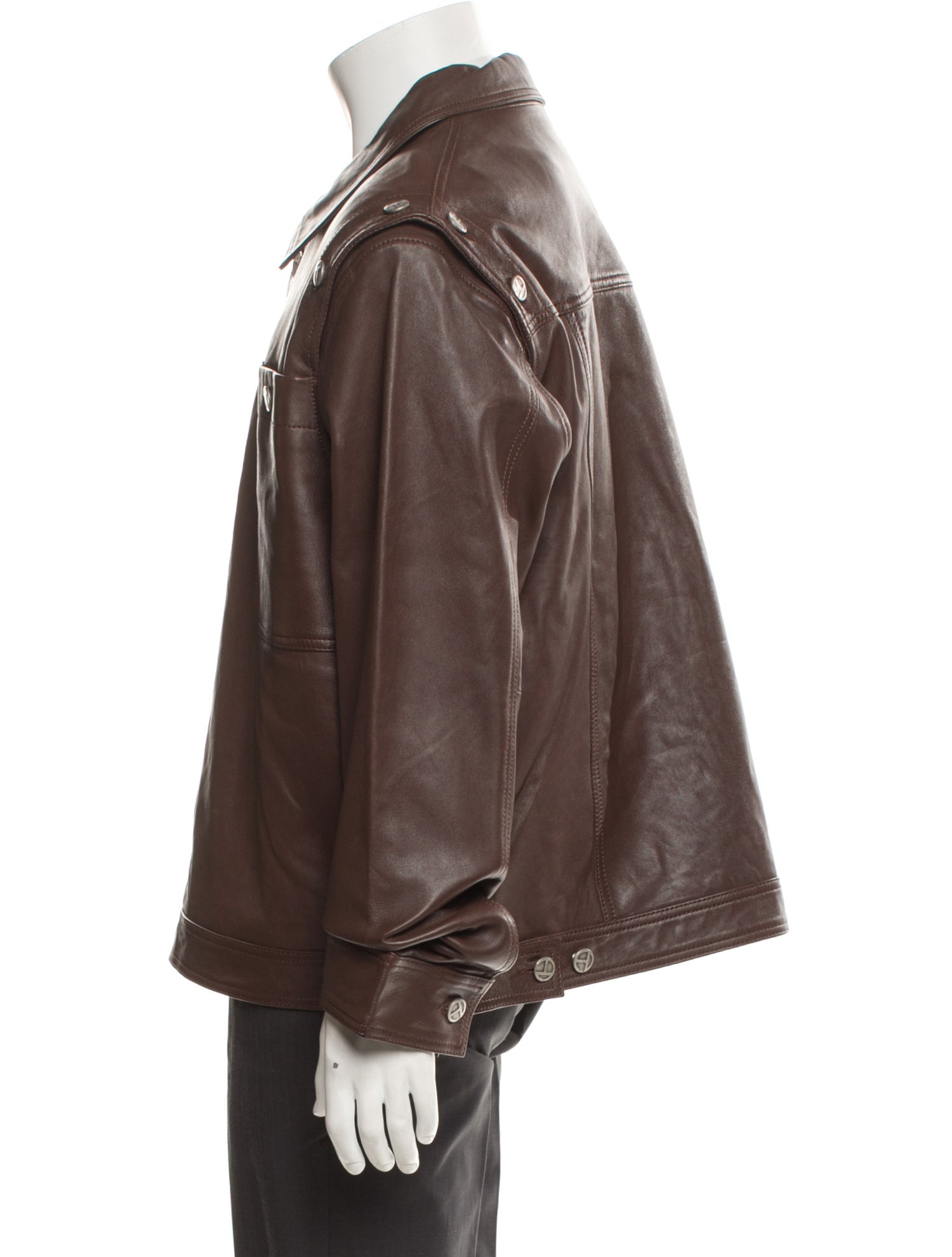 Telfar Leather Moto Jacket w/ Tags