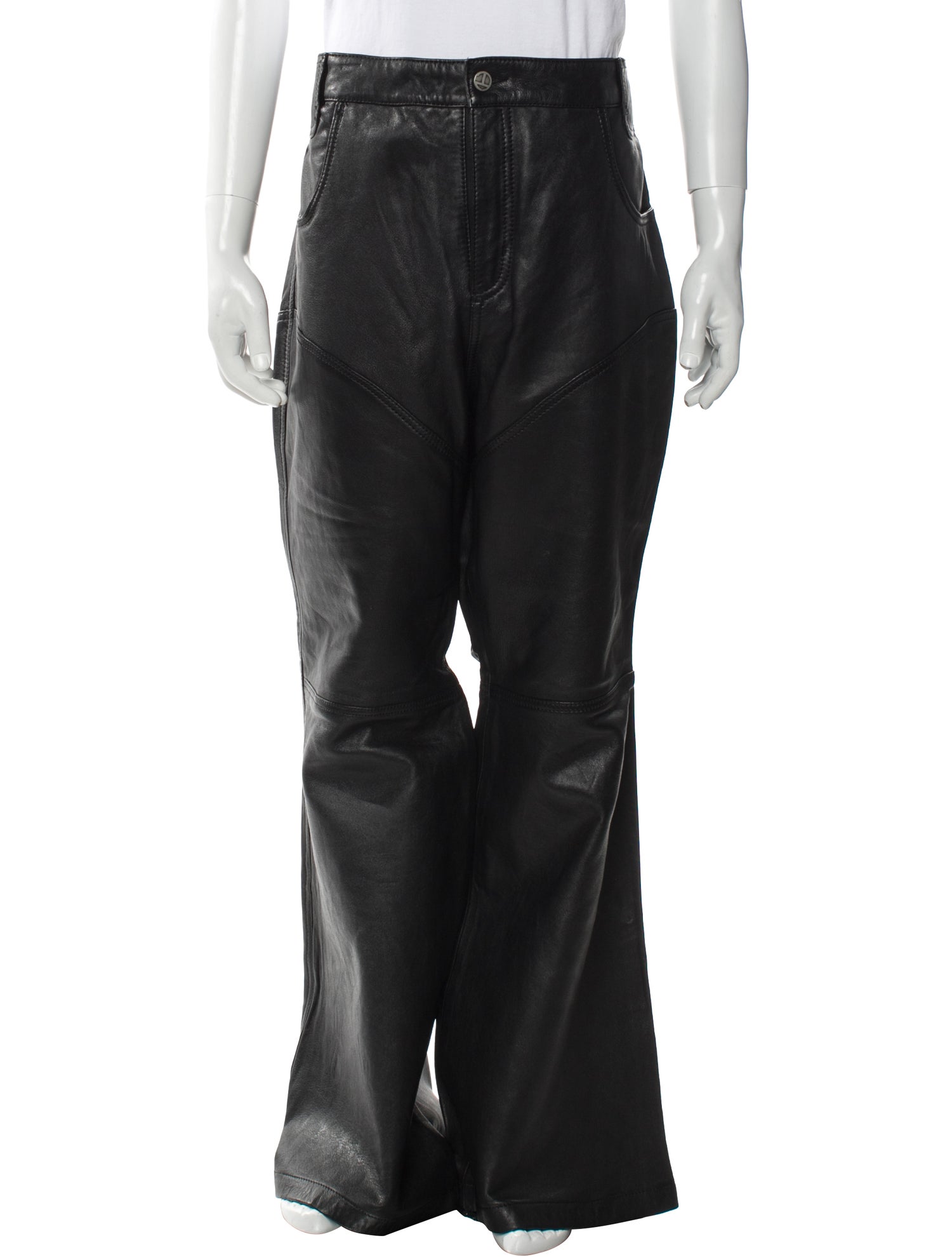 Telfar Calf Leather Pants w/ Tags