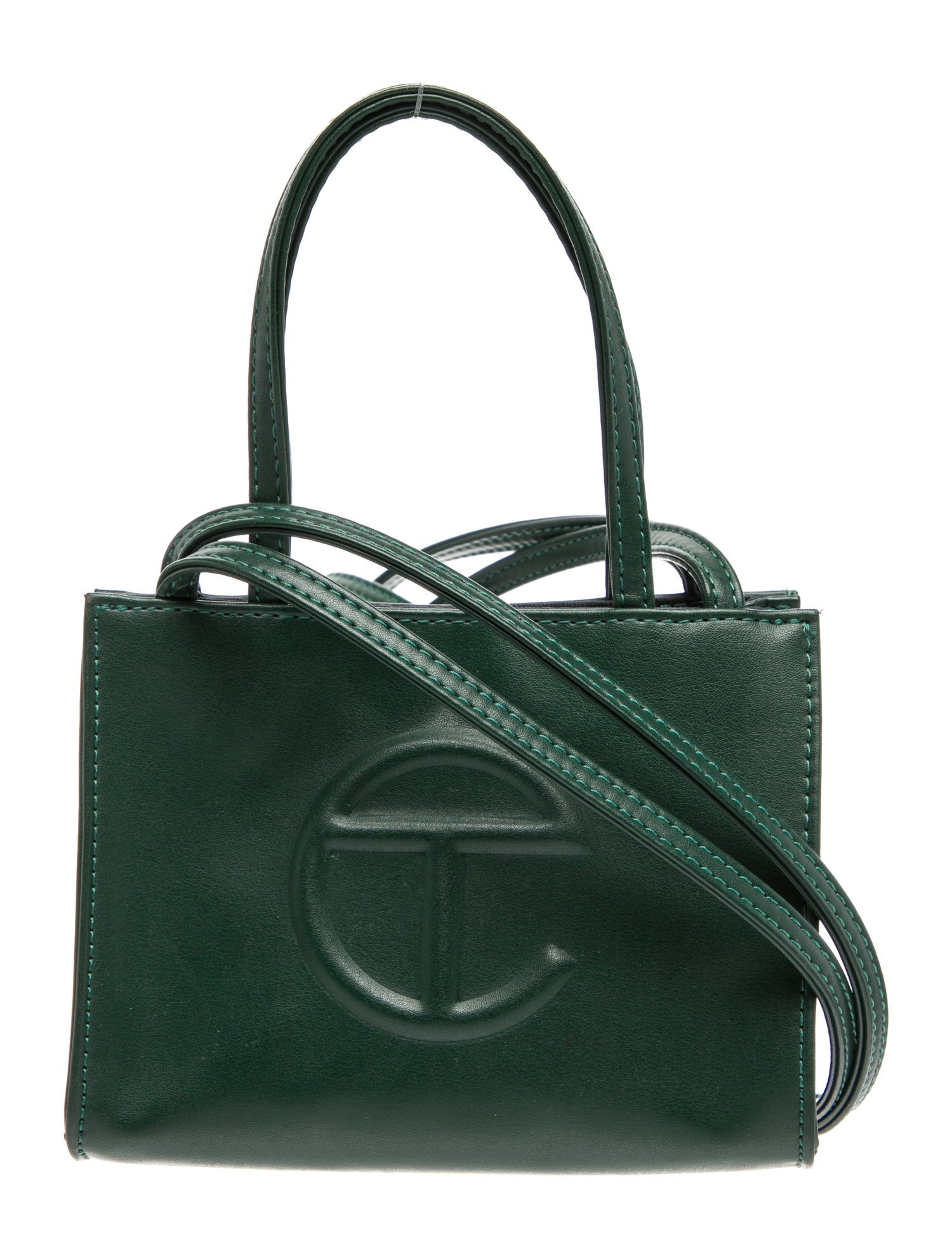 Telfar Vegan Leather Top Handle Bag Small