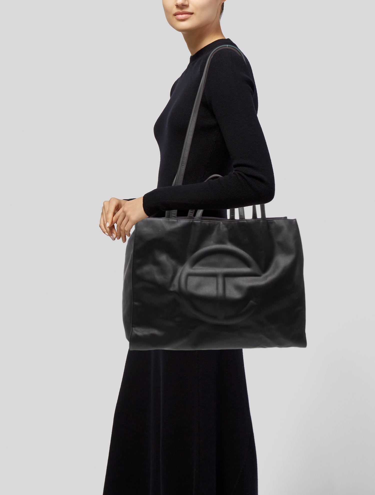 Telfar Vegan Leather Top Handle Bag