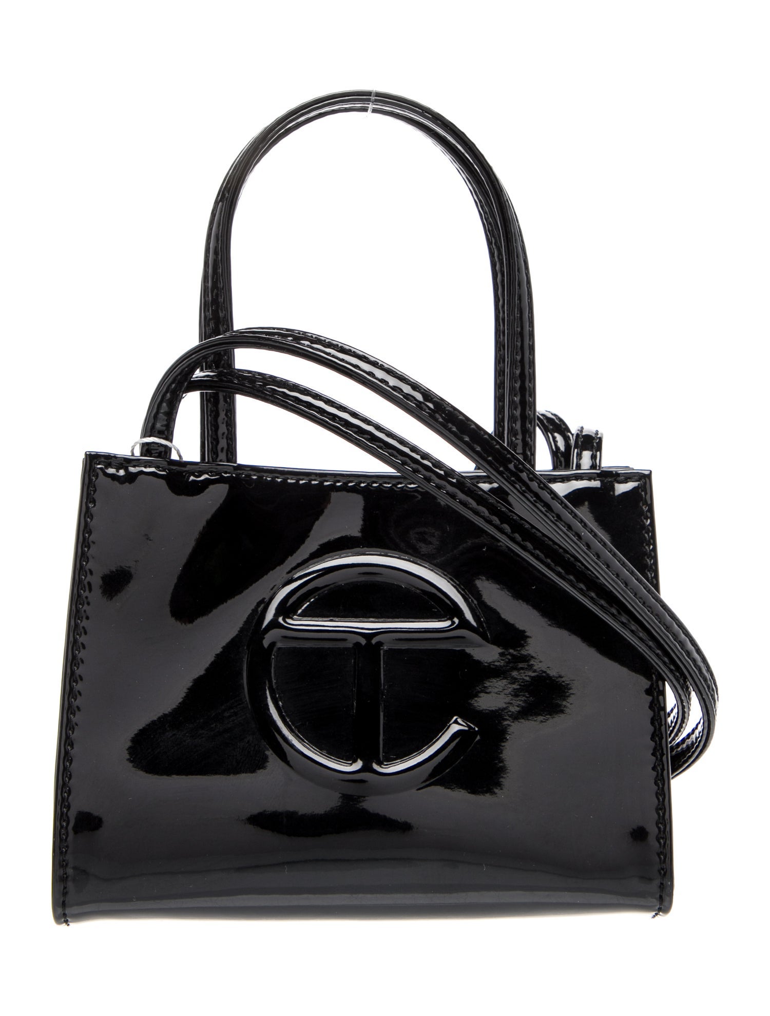 Telfar Vegan Patent Leather Shopping Tote