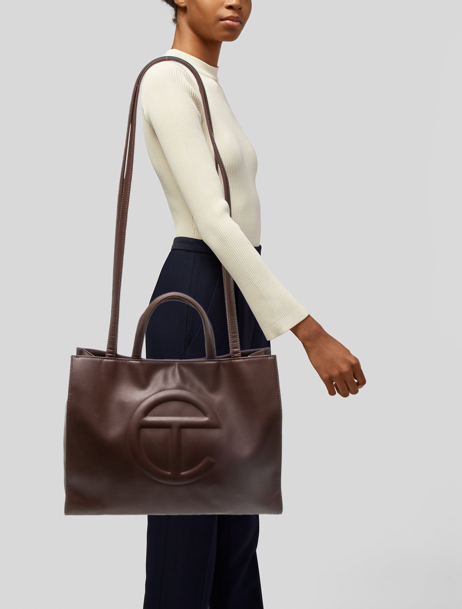 Telfar Vegan Leather Shopping Tote Medium